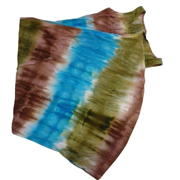 Tribal Sleeveless Maxi Dress Size Small - Picture 5 of 10